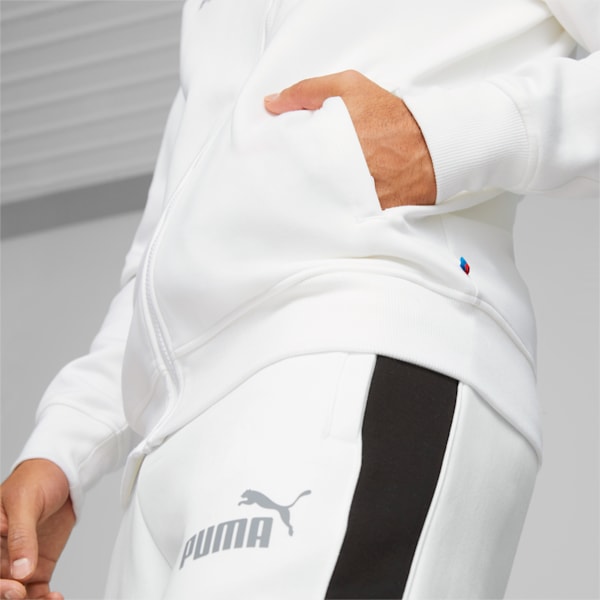 BMW M Motorsport MT7 Men's Track Jacket, PUMA White, extralarge-IND