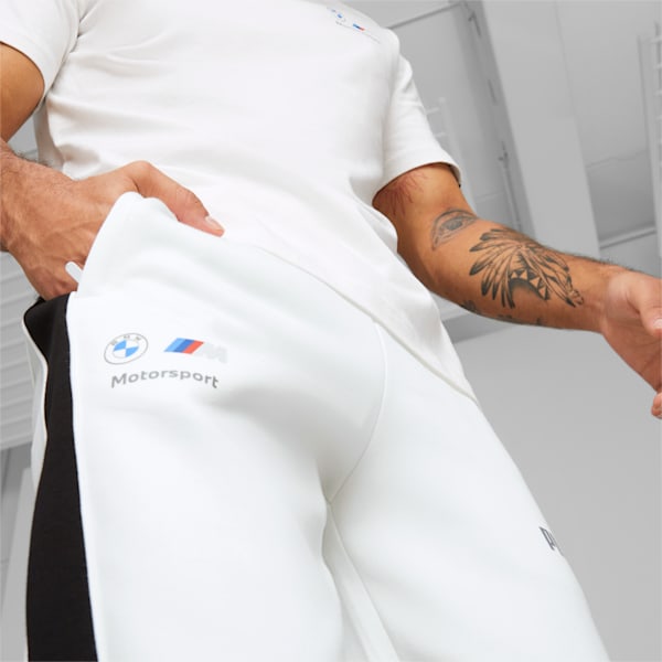 Pantalones deportivos BMW M Motorsport MT7 para hombre, PUMA White