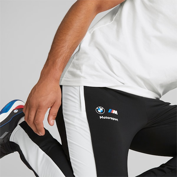 BMW M Motorsport MT7 Men's Slim Fit Track Pants, PUMA Black, extralarge-IND
