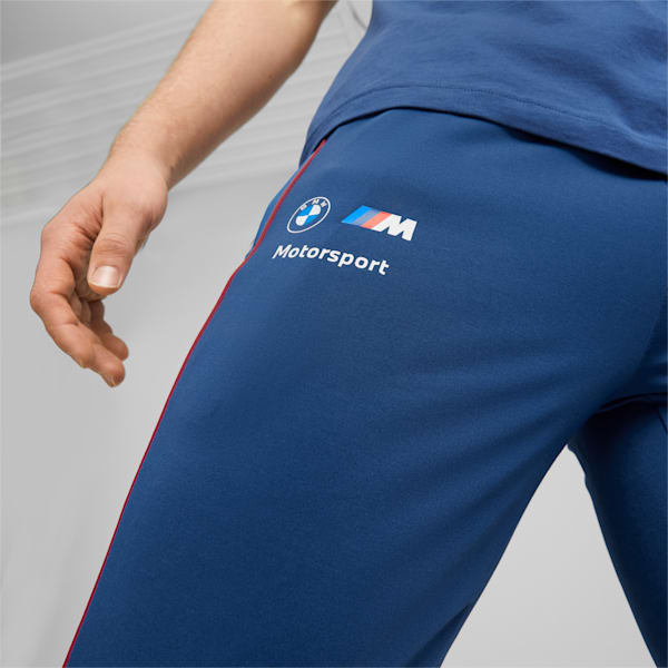 BMW M Motorsport MT7 Men's Slim Fit Track Pants, Pro Blue-M Color, extralarge-IND