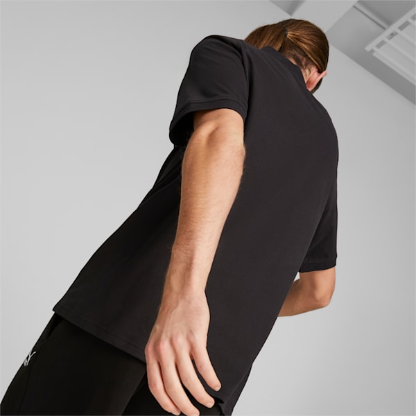 CLASSICS V-Collar Men's Regular Fit Polo, PUMA Black, extralarge-IND