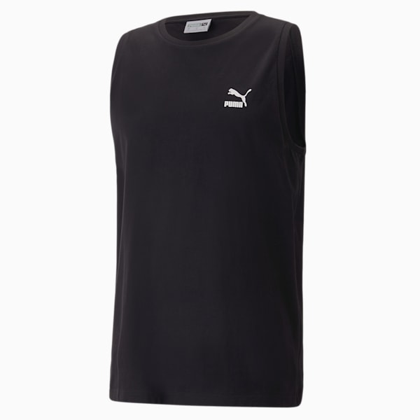 CLASSICS Men's Relaxed Fit Tank, PUMA Black, extralarge-IND