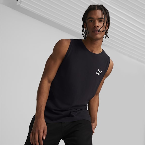 CLASSICS Men's Relaxed Fit Tank, PUMA Black, extralarge-IND