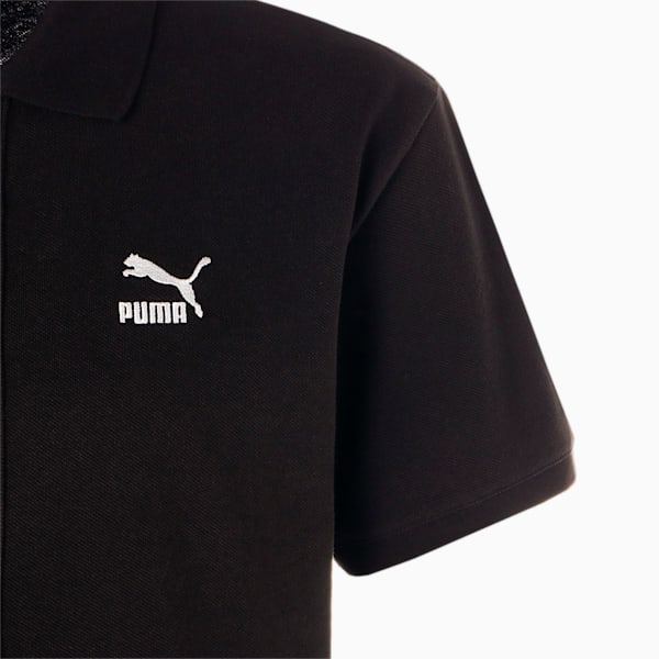 メンズ CLASSICS ピケ シャツ, PUMA Black, extralarge-JPN