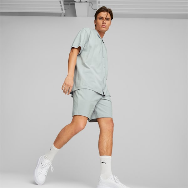 CLASSICS Pique Men's Relaxed Fit Shirt, Platinum Gray, extralarge-IND