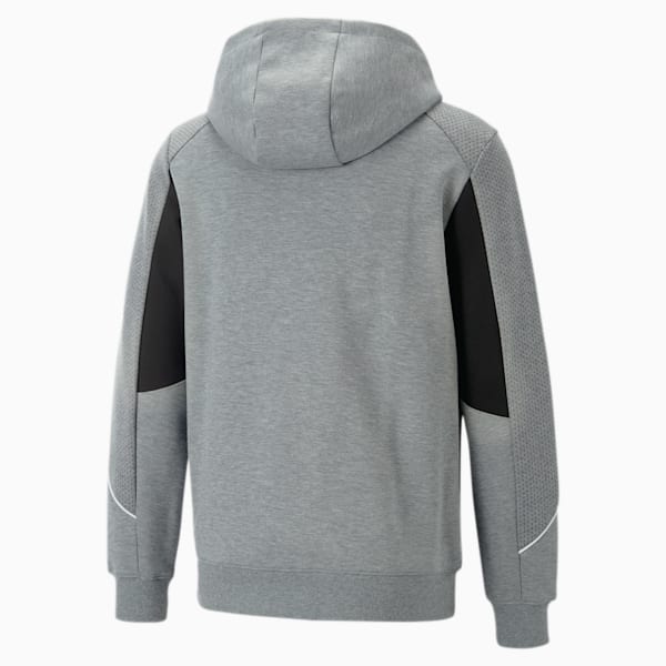 Chaqueta deportiva BMW M Motorsport con capucha para hombre, Medium Gray Heather