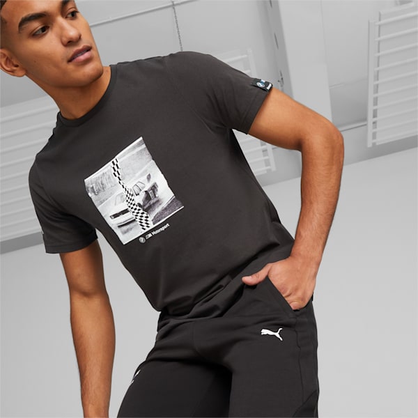 BMW M Motorsport Men's Sweatpants, PUMA Black, extralarge-IND