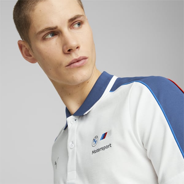 BMW M Motorsport Men's Polo T-shirt, PUMA White, extralarge-AUS