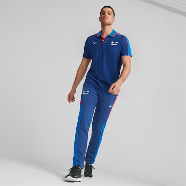 BMW M Motorsport Men's Polo T-shirt, Pro Blue-M Color, extralarge-IND