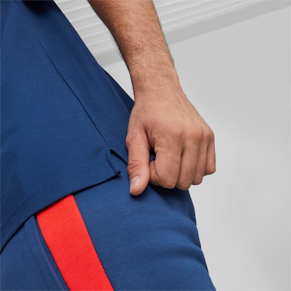 BMW M Motorsport Men's Polo T-shirt, Pro Blue-M Color, extralarge-IND