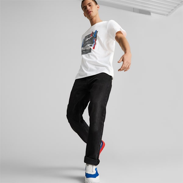 Playera para hombre BMW M Motorsport Car, PUMA White, extralarge