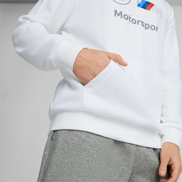 Sudadera con capucha BMW M Motorsport ESS para hombre, PUMA White