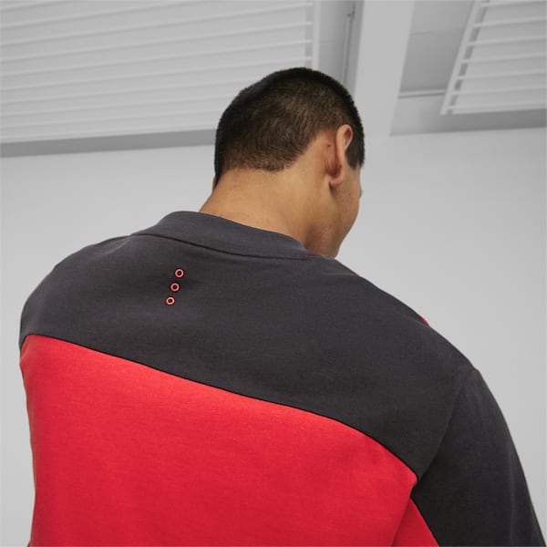 メンズ フェラーリ ステートメント 半袖 Tシャツ, Rosso Corsa, extralarge-IND