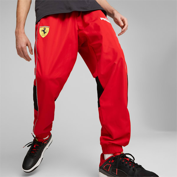 Ferrari Race SDS Men's Regular Fit Trackpants, Rosso Corsa, extralarge-IND