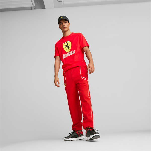 Pantalones deportivos Scuderia Ferrari Race para hombre, Rosso Corsa