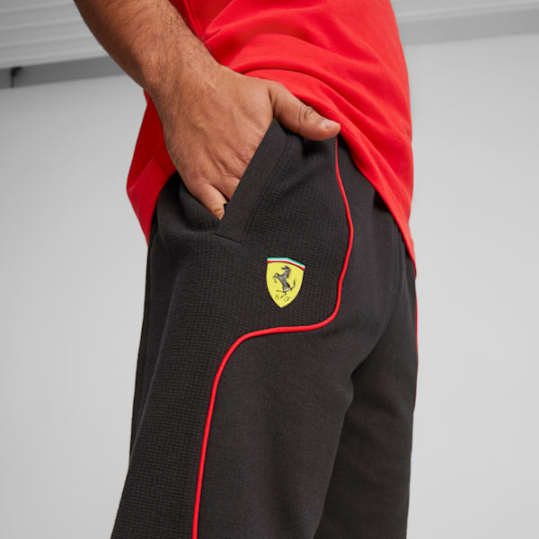 Shorts de carrera Scuderia Ferrari para hombre, PUMA Black, extralarge