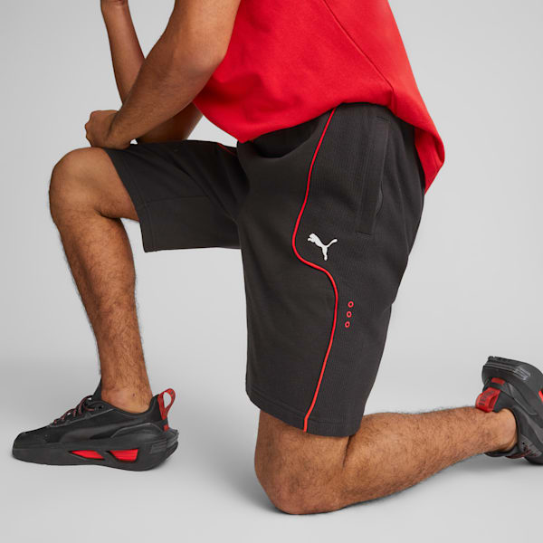 Shorts de carrera Scuderia Ferrari para hombre, PUMA Black, extralarge