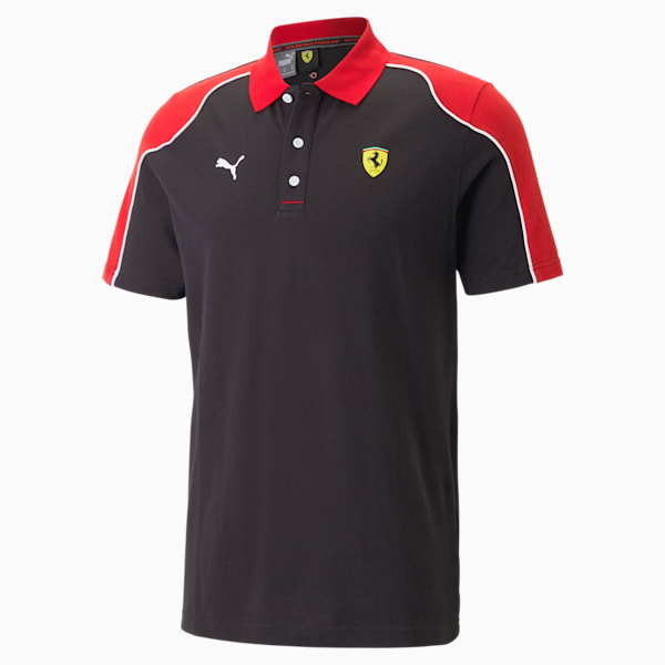 Scuderia Ferrari Men's Polo Shirt, PUMA Black, extralarge