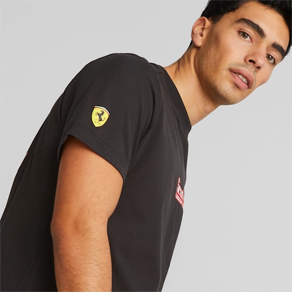 Ferrari Race Graphic Men's T-Shirt, PUMA Black