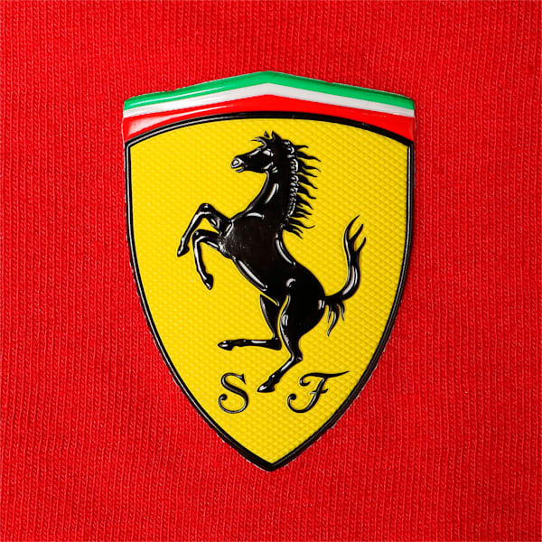 メンズ フェラーリ レース ビッグ シールド トーナル 半袖 Tシャツ, Rosso Corsa, extralarge-JPN