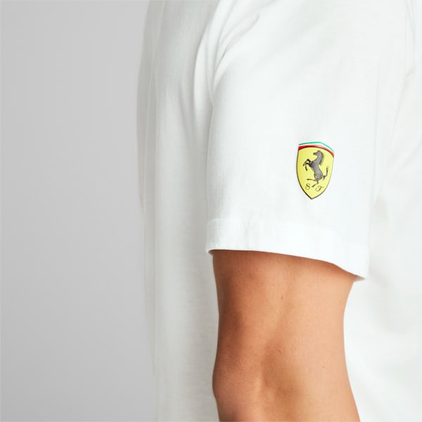 Camiseta Scuderia Ferrari Race Big Shield Tonal para hombre, PUMA White
