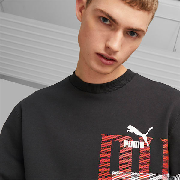 メンズ CLASSICS GEN プーマ クルーネック スウェットシャツ, PUMA Black, extralarge-JPN
