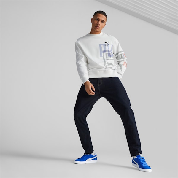 CLASSICS GEN. Men's Regular Fit Crew, PUMA White, extralarge-IND