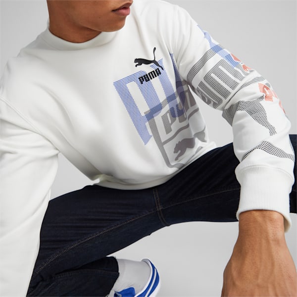 CLASSICS GEN. Men's Regular Fit Crew, PUMA White, extralarge-IND