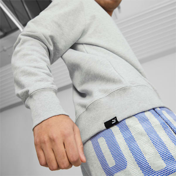 Classics GEN PUMA Crew Neck Men's Sweatshirt, Light Gray Heather, extralarge