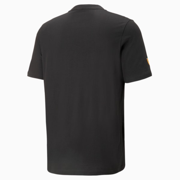 Ferrari Race Big Shield Heritage Men's Regular Fit T-Shirt, PUMA Black, extralarge-IND
