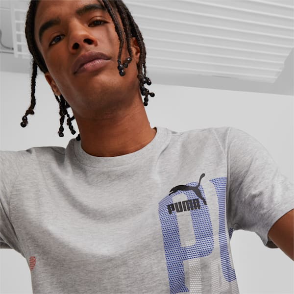 Classics GEN PUMA Men's Tee, Light Gray Heather, extralarge