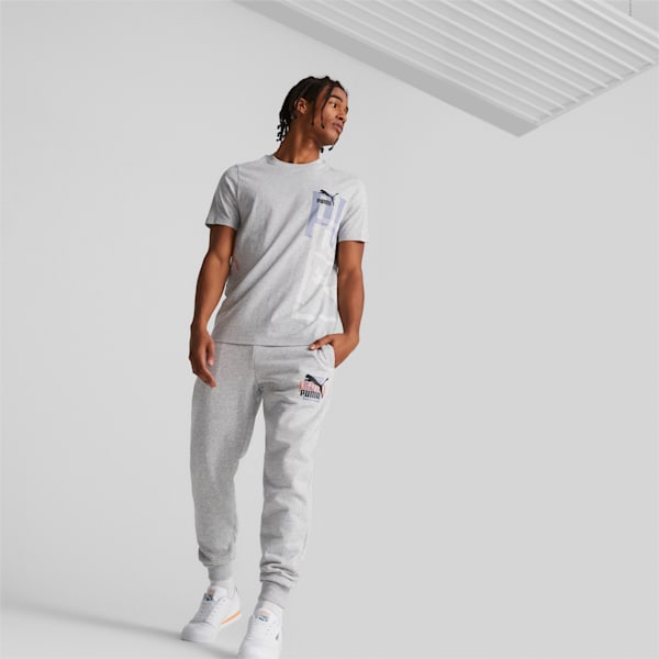 Classics GEN PUMA Men's Tee, Light Gray Heather, extralarge