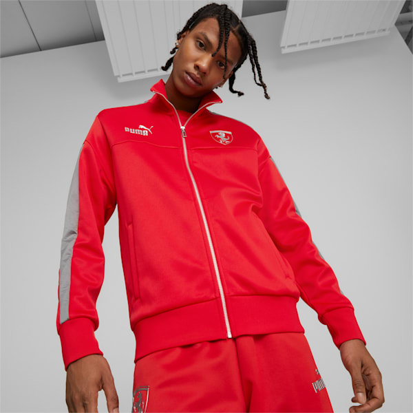 Scuderia Ferrari MT7 MC Track Jacket Men, Rosso Corsa