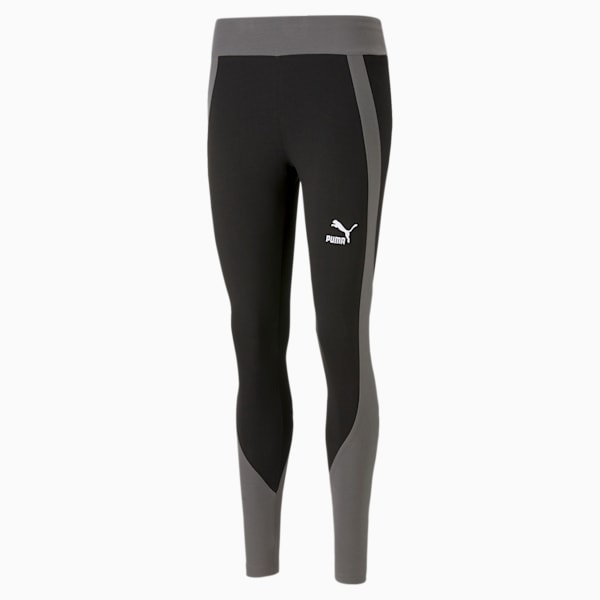Classics Block Women's Leggings, PUMA Black, extralarge-IND