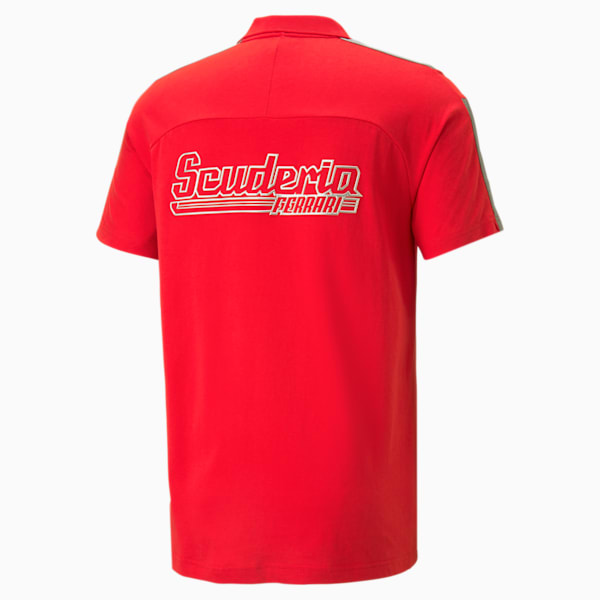 Scuderia Ferrari Race MT7 Monochromatic Polo, Rosso Corsa