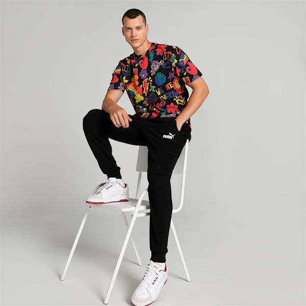Downtown Pride We Are Everywhere Printed Unisex Relaxed Fit T-shirt, PUMA Black-AOP, extralarge-IND