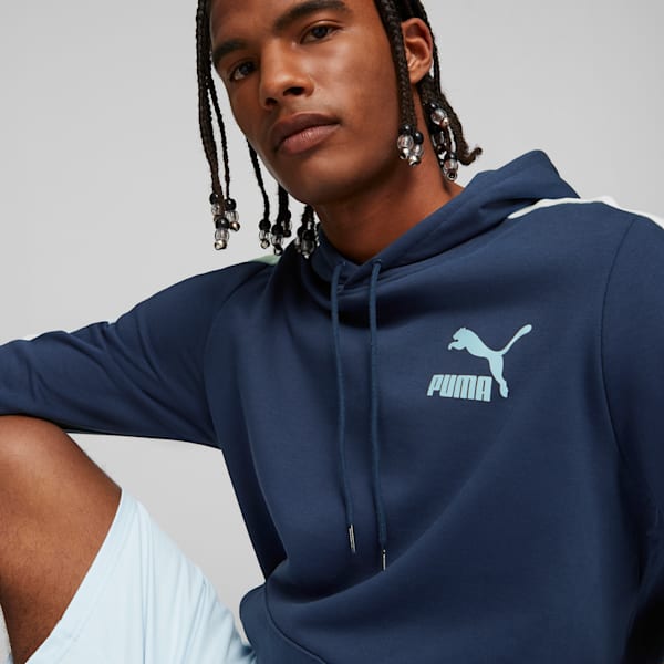 Women's puma classics t7 logo hoodie sale