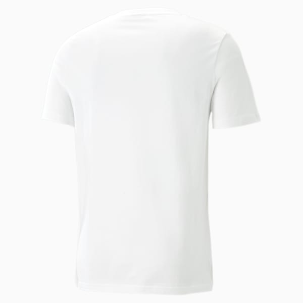 Camiseta estampada deportiva PUMA para hombre, PUMA White, extragrande