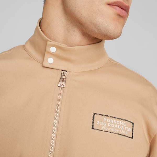 Chamarra Porsche Legacy Statement para hombre, Dusty Tan, extralarge