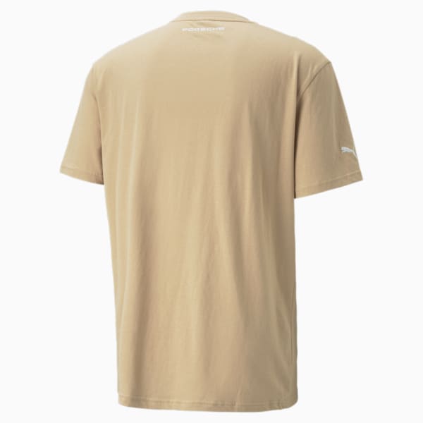 Porsche Legacy Statement Graphic Men's Relaxed Fit T-Shirt, Dusty Tan, extralarge-AUS