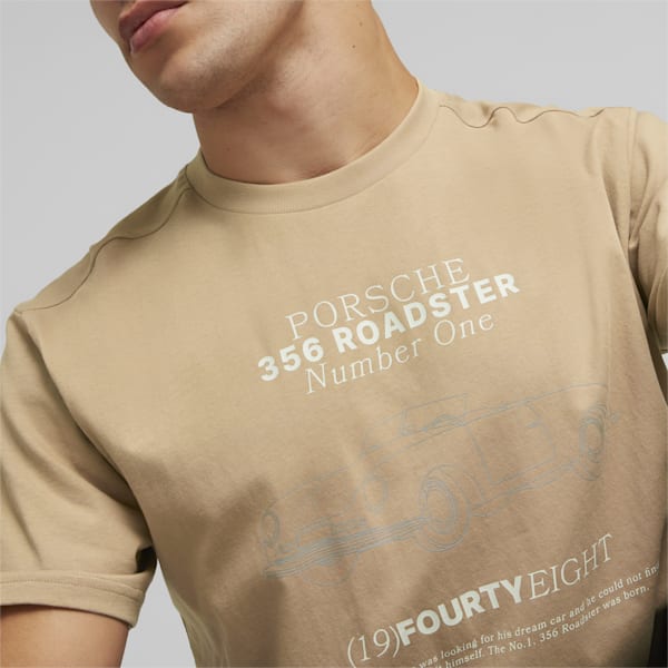 メンズ ポルシェレガシー 356 ROADSTER 半袖 Tシャツ, Dusty Tan, extralarge-AUS