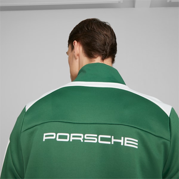 Porsche Legacy MT7 Men's Regular Fit Track Jacket, Vine-PUMA White, extralarge-IND