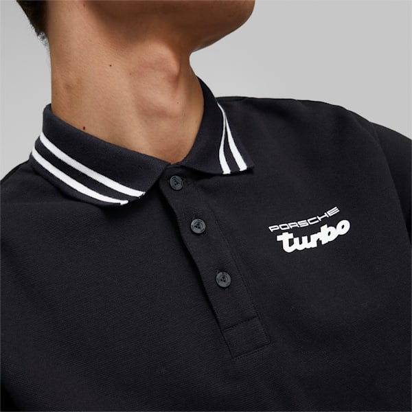 Porsche Legacy Men's Regular Fit Polo T-shirt, PUMA Black, extralarge-IND