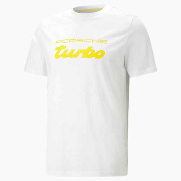 メンズ ポルシェレガシー ロゴ 半袖 Tシャツ, PUMA White, extralarge-JPN