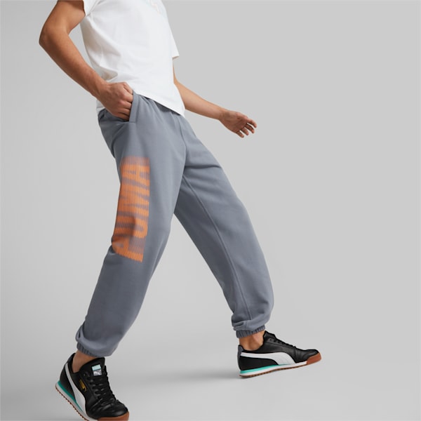 Puma big logo sweatpants shop