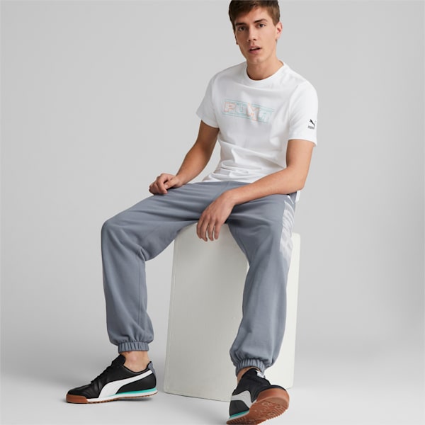 Sportswear by PUMA Men's Sweatpants, Gray Tile, extralarge