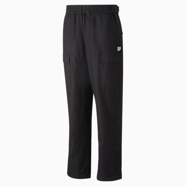 DOWNTOWN Woven Pants Men, PUMA Black, PUMA Shop All Puma