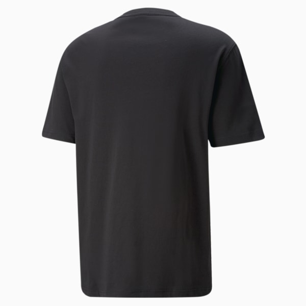 DOWNTOWN Logo Men's Relaxed Fit T-Shirt, PUMA Black, extralarge-IND
