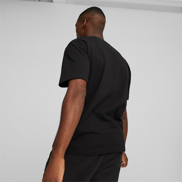 DOWNTOWN Logo Men's Relaxed Fit T-Shirt, PUMA Black, extralarge-IND