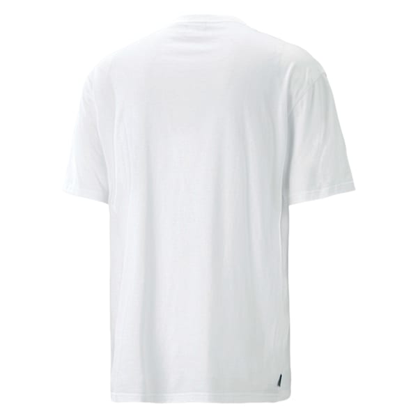 メンズ PUMA TEAM グラフィック 半袖 Tシャツ, PUMA White